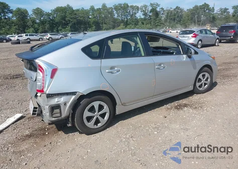 2012 Toyota Prius Two from USA, damaged, VIN JTDKN3DU8C1521684